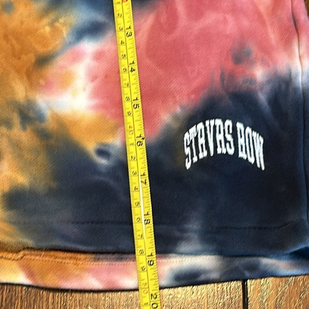 NWT Strivers Row tie-dye 7 inch drawstring shorts size S - Picture 10 of 10
